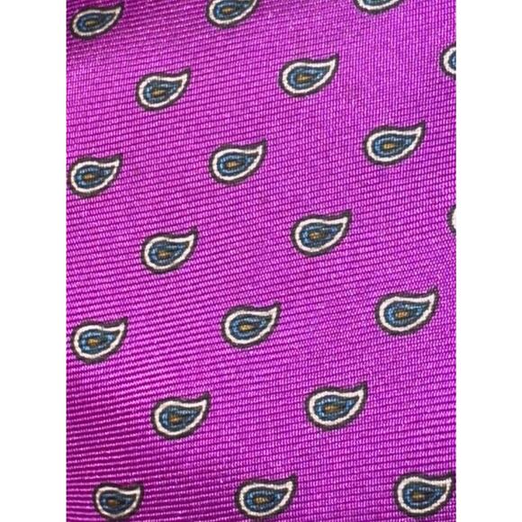 VTG Chaps Ralph Lauren 100% Silk Neck Tie USA Made Night Out Happy Hour Wedding - Picture 5 of 6